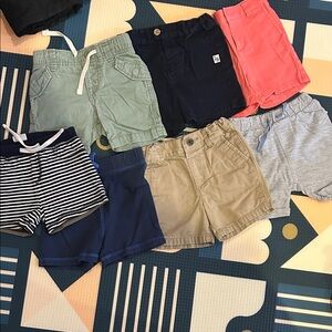 GAP Kids Shorts Collection - Navy, Coral, Tan, and More
